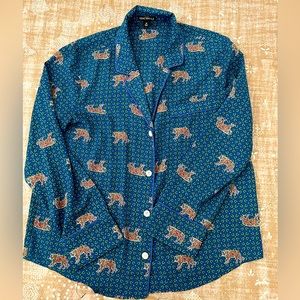 Jcrew “pajama” silk shirt